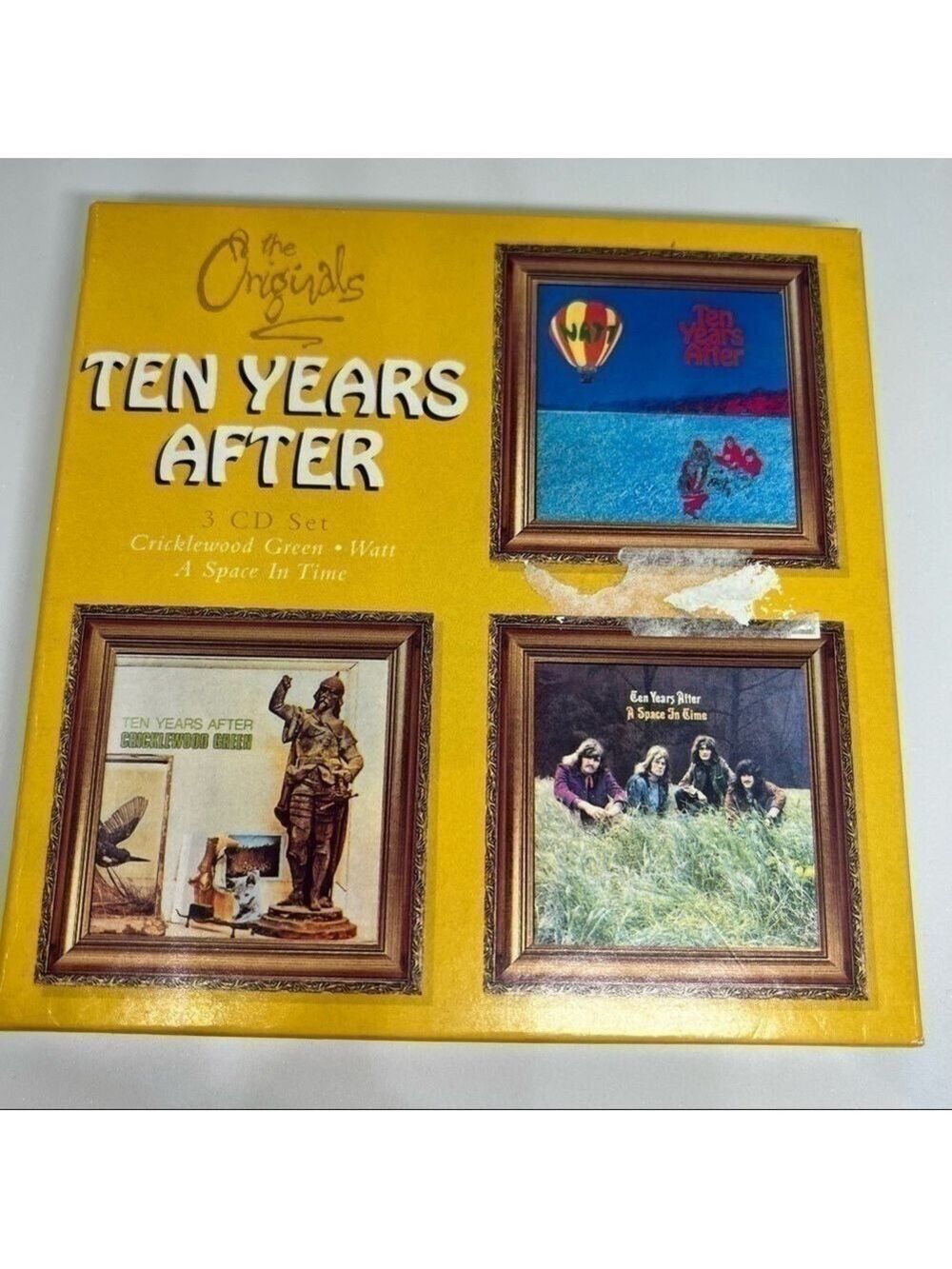 EUC-TEN Years After-Original 3CD Box Set-Original Albums in Mini LP Sleeves-Rare
